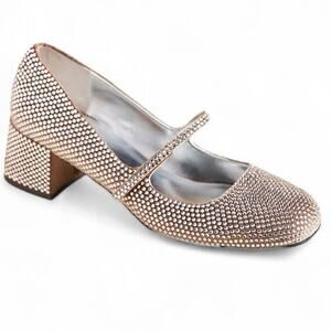 Jeffrey Campbell Mary Jane Crystal Pumps women sz 7